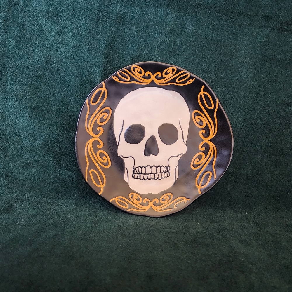 Eli + Ana Halloween Skull Salad Plate